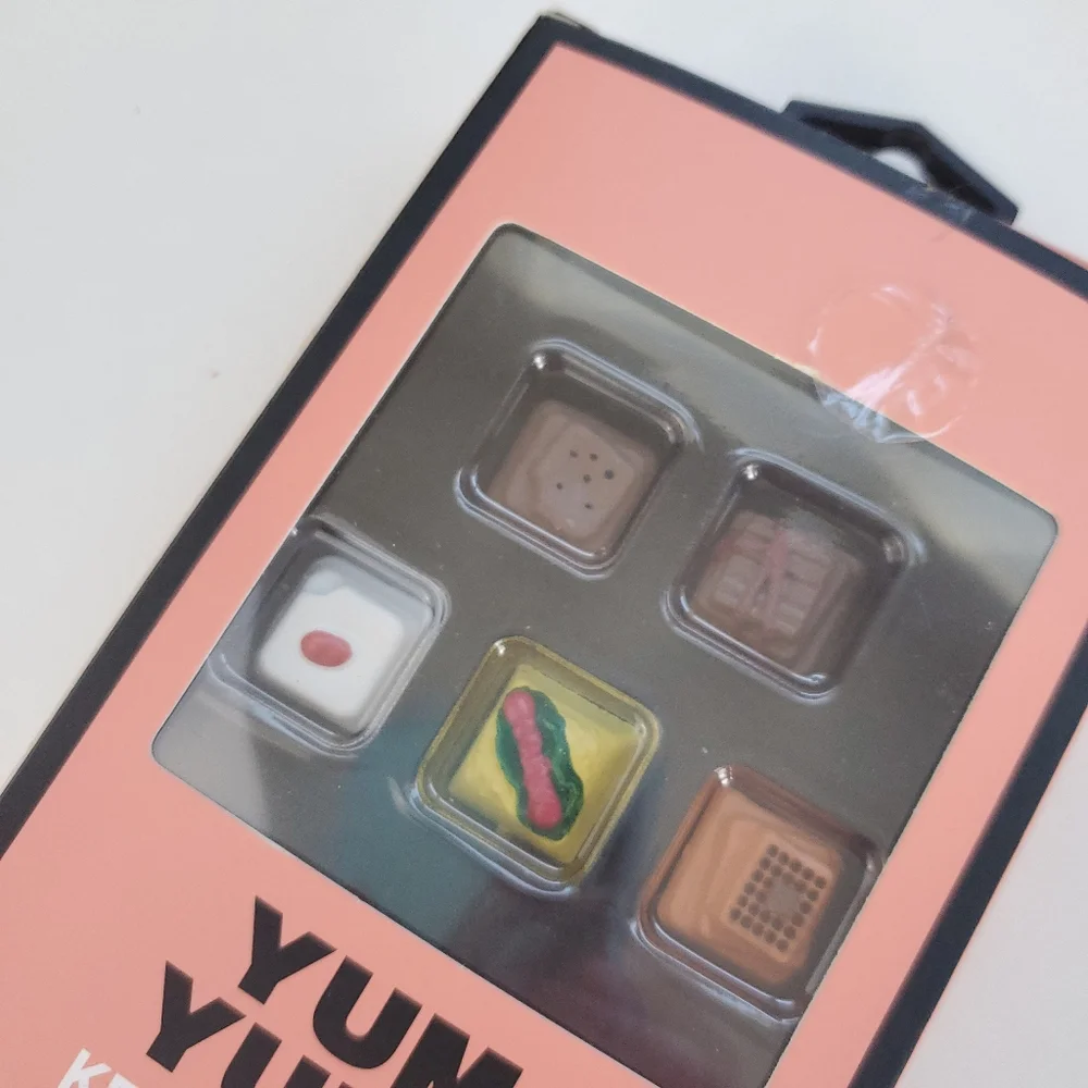 🍔 FLYTECH Yum Yums Keycap Set | Food-Themed Keycaps for Mechanical Keyboards